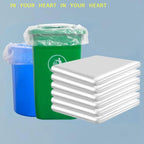 【X】Trash Bags Large Capacity Trash Bag Disposable Thickened Storage Bags Clear Recycling Bin Liners Bags Plastic Refuse Sacks