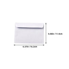 100pcs Self Seal Security Envelopes, Privacy Protection Plain White Paper Envelopes, Tamper Evident Self Adhesive Mailing