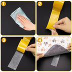 Extra Strong Double Sided Adhesive Tape Thin Super Strong Heavy Fixation Bookbinding Mesh Waterproof Powerful Grid Carpet Tape