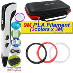 2026 New 3D Printing Pen DIY Three-dimensional Painting Children Toys With LCD Screen Power Adapter 200M PLA Filament Toys Gift