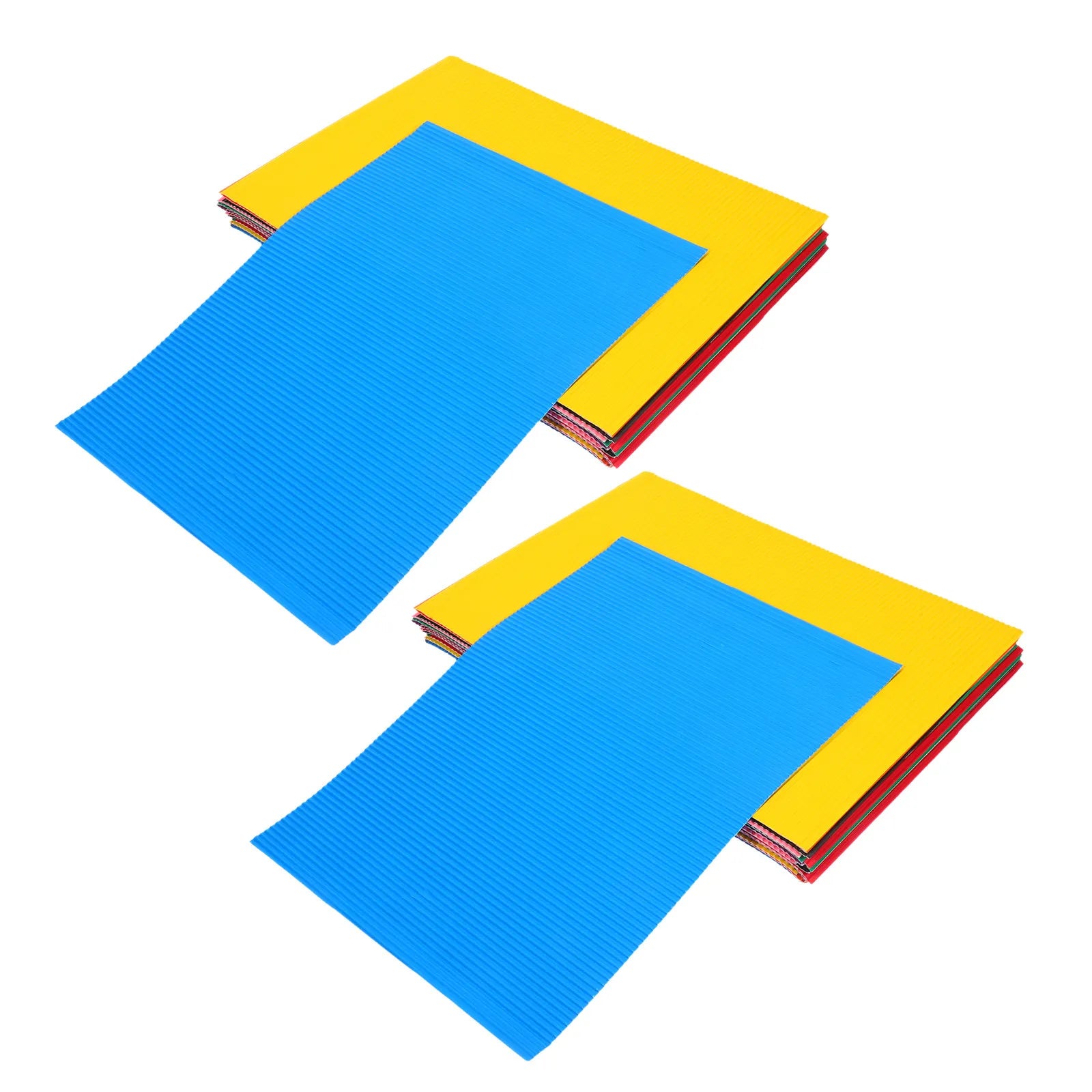 40Pcs Colored Corrugated Paper Sheets Thick Construction Paper 11.81x8.27 Inch for DIY Crafts Kindergarten School Project