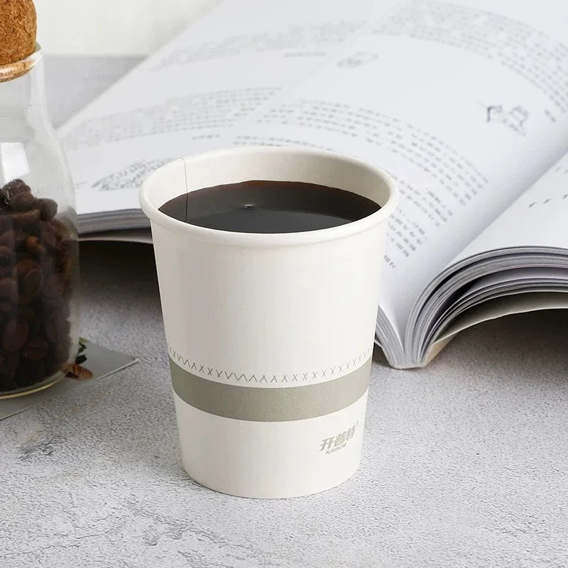 100pcs 250ml 9oz Paper Cups Personalized Custom, Company Logo Cups Printing, Event Party Cups, Disposable Cup Custom, Logo Custo