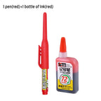 Lot 45mm Waterproof Long Head Nib Deep Hole Markers Pen Tile Carpenter Pen Multi-purpose for Woodworking Black/Blue/Red Ink