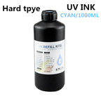 UV Hard Ink 1000ML UV Ink For Epson XP600 TX800 XP-600 L800 L805 L1800 R290 R300 1390 1400 1410 1430 DX5 DX7 DX10 UV Printer