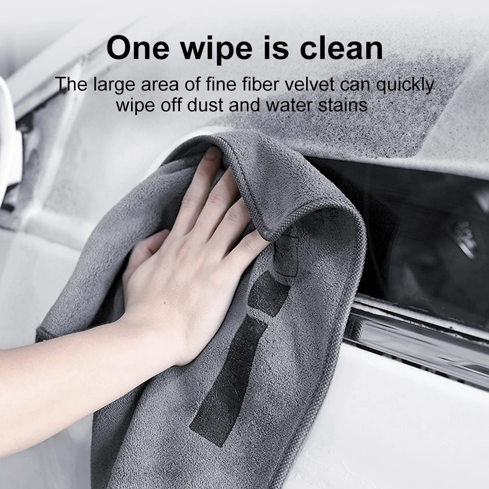 Multi Purpose Car Wash Microfiber Towel Double Sided Thick Cleaning Cloth Super Absorbent Lint Free Drying Rag for Window Table