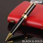 STONEGOP remium Ballpoint Pen Retractable Lacquer Rollerball Pen Smooth Writing Roller Ball Pen Elegant Executive Signature Pen
