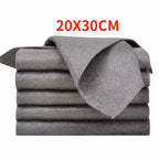 1/5 Magic Cleaning Cloth, Microfiber Glass Cleaning Towel, Reusable, Washable, Lint-Free, Suitable for Kitchen Glass and Cars