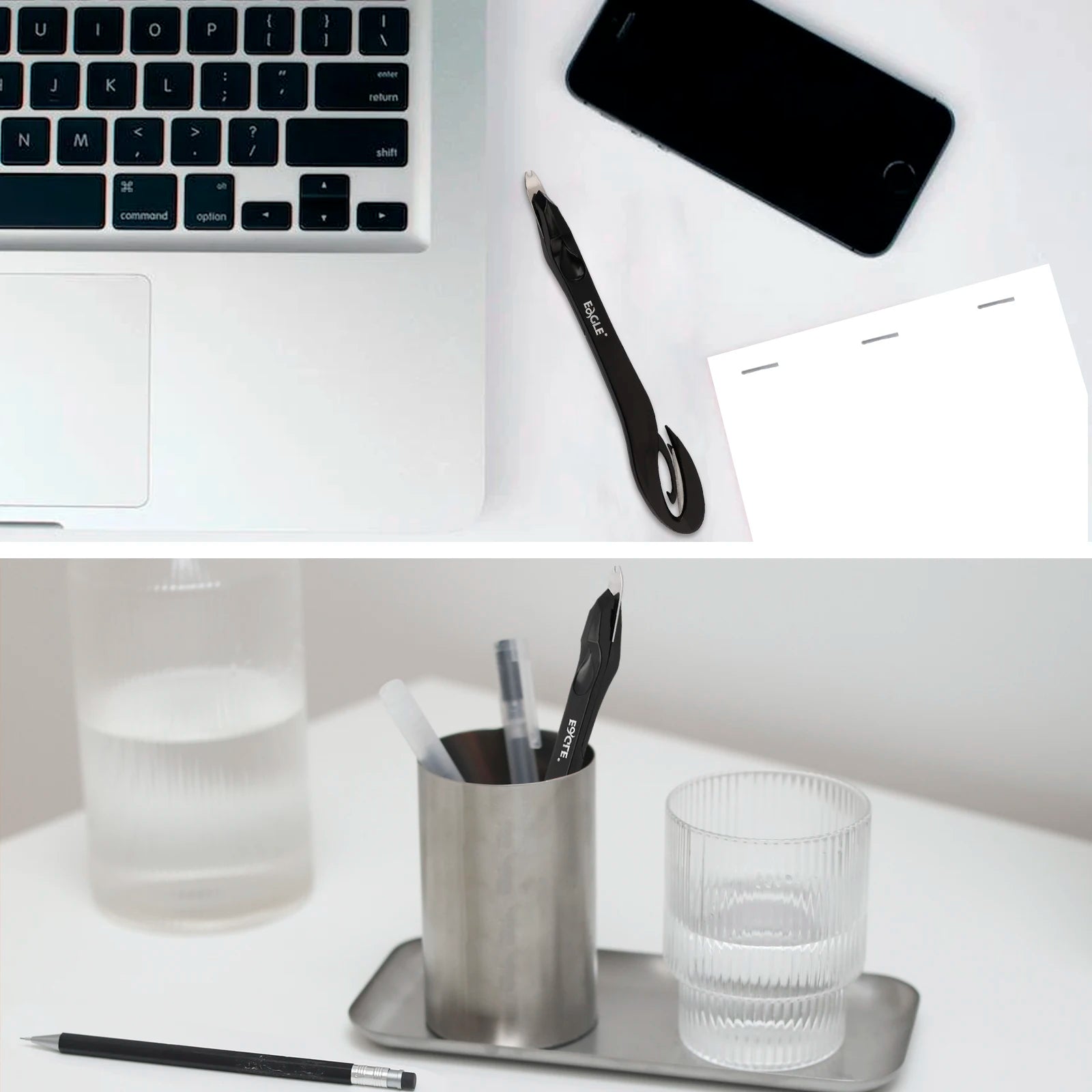 Eagle Letter Opener Envelope Mail Slitter，With Staple Remover， Safe Cutter Box Opener For Home Office Envelope
