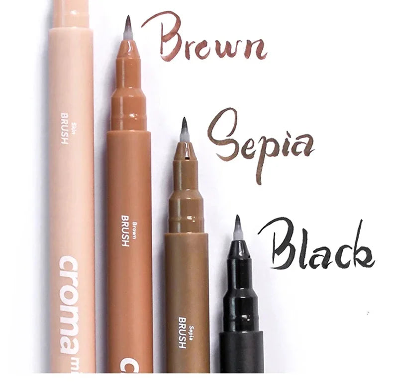 Pigment Liner Pigma Pen 0.1mm/0.03mm/0.05mm/0.5mm/1mm Different Tip Black Fineliner for Sketching Drawing Micron Ink Marker Pen