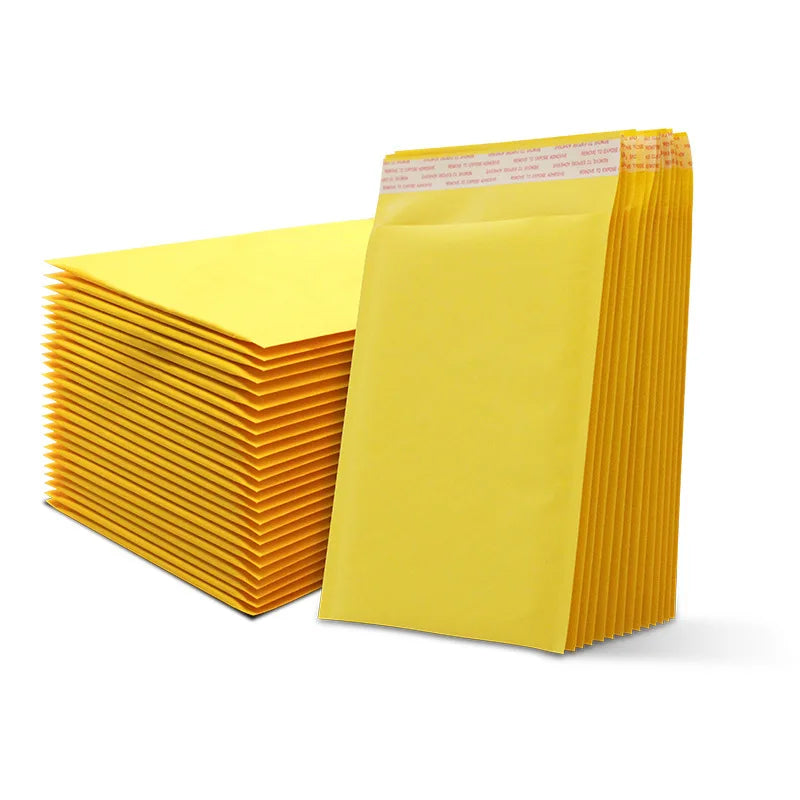 30PCS/Lot Kraft Paper Bubble Envelopes Bags Different Specifications Mailers Padded Shipping Envelope With Bubble Mailing Bag