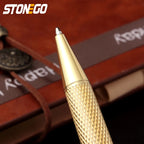 STONEGO Classic Luxury Rollerball Pens, Stainless Steel Roller Ball Pen for Men Women, School, Office, Executive, Business