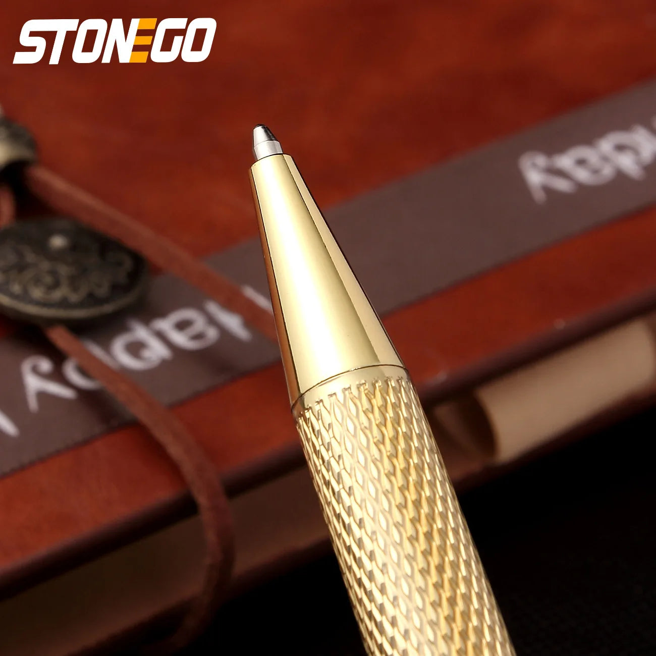 STONEGO Fashion Wallet Pen Short Paragraph Gift Travel Pocket Pen Mini Pocket Short Clip Metal RollerBall Pen Travel Pocket Pen