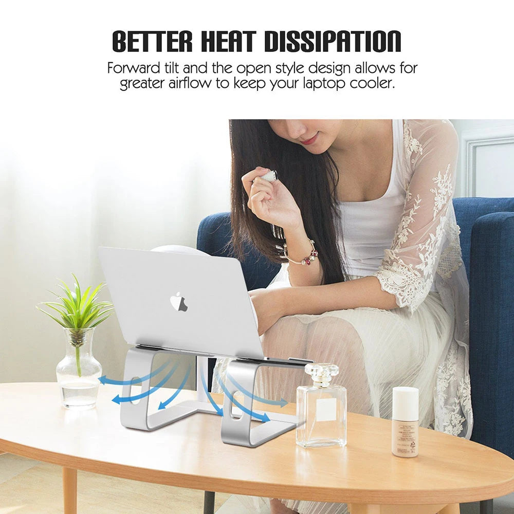 Laptop Stand Holder Aluminum Stand For MacBook Portable Laptop Stand Holder  Desktop Holder Notebook PC Computer Stand
