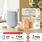 NIIMBOT D11 New Version Label Printer Mini Portable 300DPI Bluetooth Wireless Label Maker Name Tag Kitchen Sticker PrintingMaker