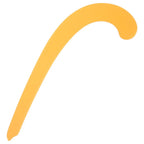 3pcs Plastic French Curve Ruler Set Smooth Double-Beveled Edges Yellow Drafting Curve Templates Flexible Drawing Templates