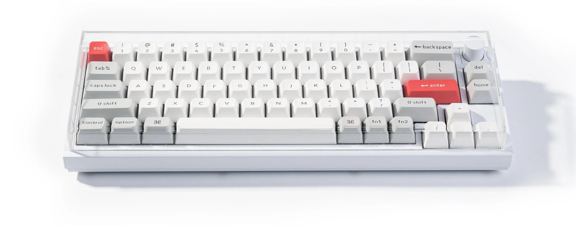 Acrylic Mechanical Keyboard Dust Cover for Keychron Custom Keyboard Waterproof Prevent Pet Treading
