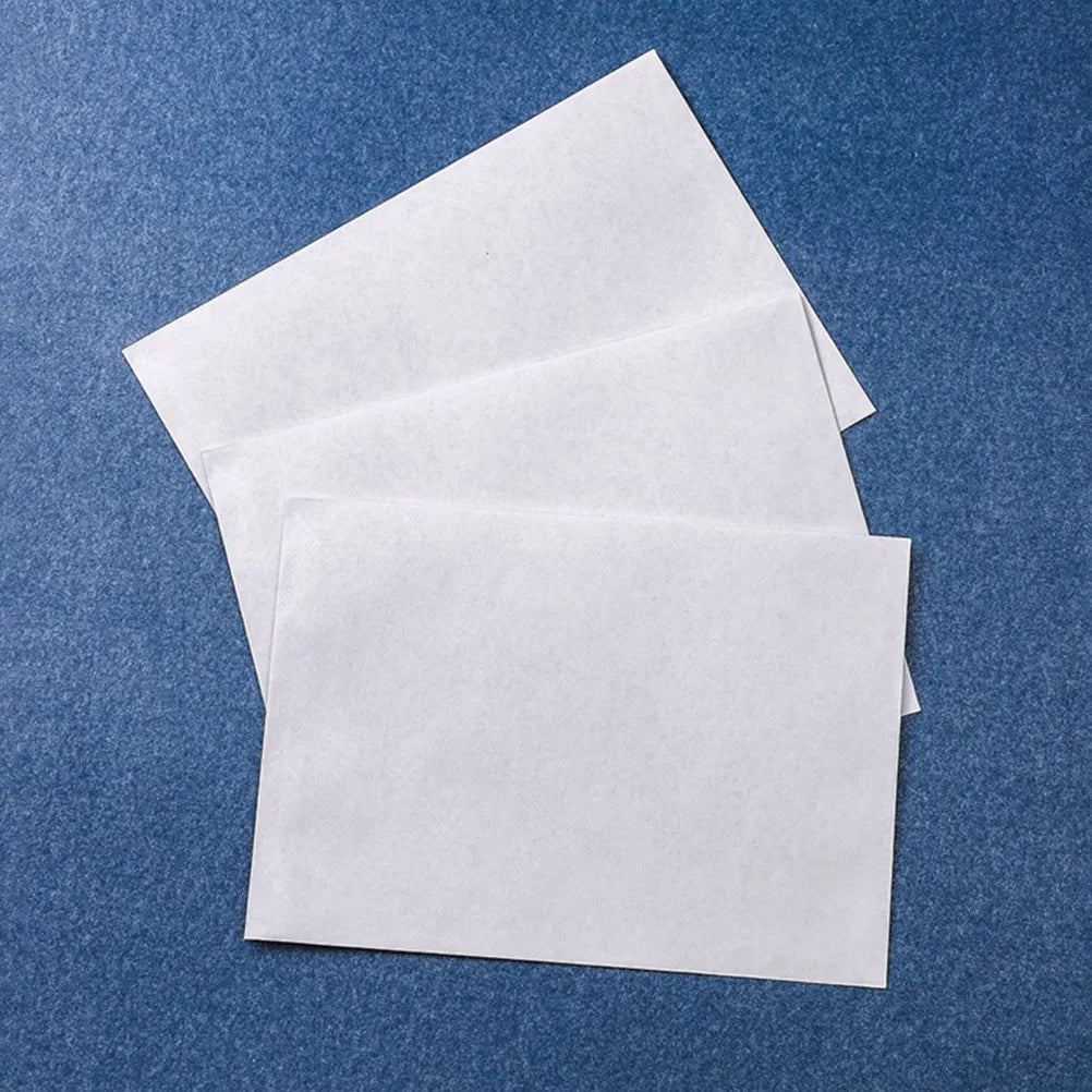 100Pcs Security Pattern Business Envelopes White Self-Sealing Privacy Protection Office Document Mailers Letter Size Mailing