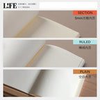 Japanese LIFE noble note section Notebook 100sheets Grid/Horizontal A4 A5 B4 B5 Pen Writing Notebook Office Stationery Supplies