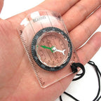 Professional Multifunctional Outdoor Survival Compass with Map Scale & Ruler