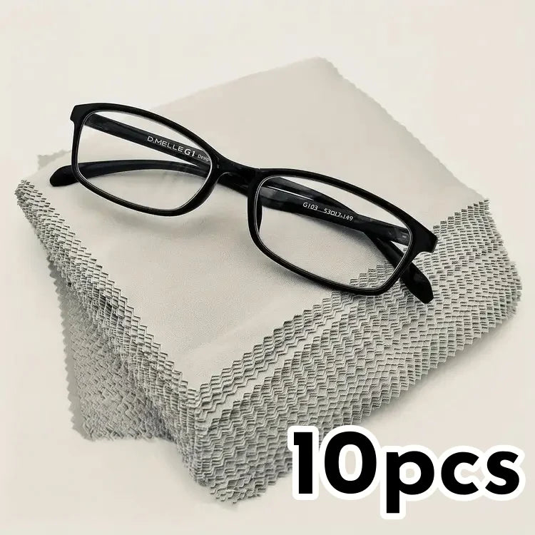 Microfiber Cleaning Cloths for Glasses Phone Screens Jewelry Random Colors Thick Soft Cleaning Wipes for Maintenance & Polishing