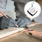 Key Ring Tape Measure Keychain Gauging Tools Retractable Ruler Pull Ruler Measuring Tools Stainless Steel Portable