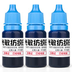10ml Blue Red Black Ink Textile Clothes Ink Special Ink For Students Kids Name Stamp Printing On Clothing Waterproof Not Fade