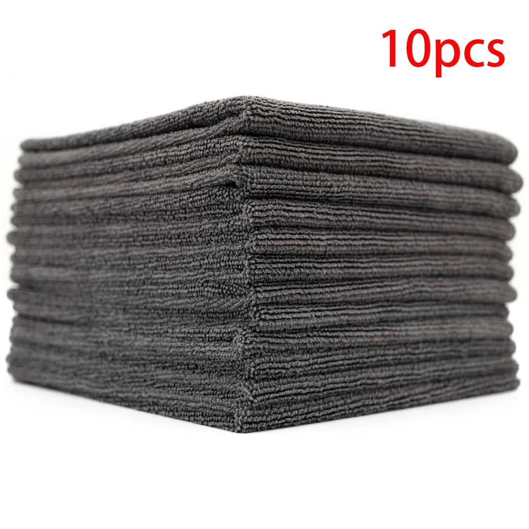 SEAMETAL 3/5/10pcs Car Wash Microfiber Towel Soft Edgeless Car Polishing Cloth Waxing Towel 40X40CM for Car Cleaning Accessories