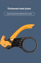 Heavy Duty Metal Tape Dispenser, Industrial Packaging Tape Gun, Handheld Tape Cutter for Shipping