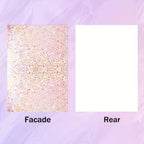 20 Sheets Holographic Cardstock 8.5 x 11, 250gsm Metallic Cardstock Glitter Shiny Iridescent Mirror Paper for Scrapbooking DIY