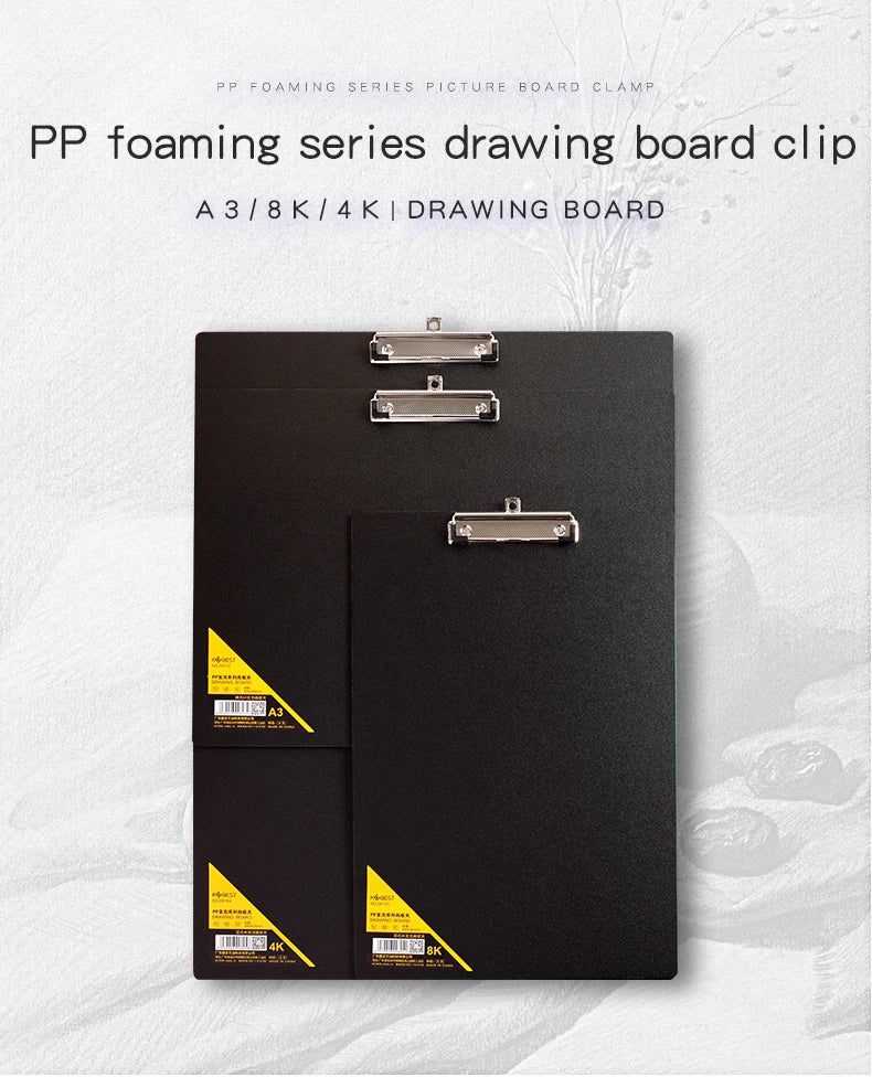 A3 Horizontal Waterproof Sketch Clipboard for Beginners - 4K Vertical Sketch Board for Drawing, 8K Writing Board for Adults