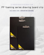 A3 Horizontal Waterproof Sketch Clipboard for Beginners - 4K Vertical Sketch Board for Drawing, 8K Writing Board for Adults