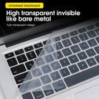 Universal Transparent Waterproof Laptop Keyboard Protector Films 10/14/15.6 Inch Silicone Anti Dust Cover For MacBook Notebook