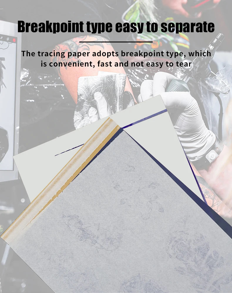 10/30/50/100Pcs Tattoo Transfer Pape A4 Size Stencil Paper Copy Paper Thermal Paper for Tattoo Transfer  Tattoo Supplies
