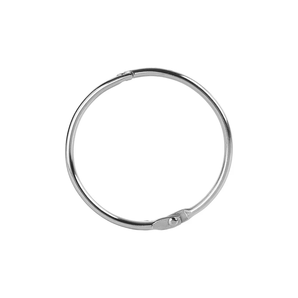 1-10PCS Binder Rings Loose Leaf Metal Book Ring Album Scrapbook Binders Craft Photo Organizer Keychain For Home Office
