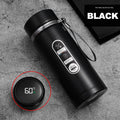 SoftAura Stainless Steel Thermos Bottle LED Temperature Display 500ML- 1L Sus304 Vacuum Flask Portable Cup  2026 New