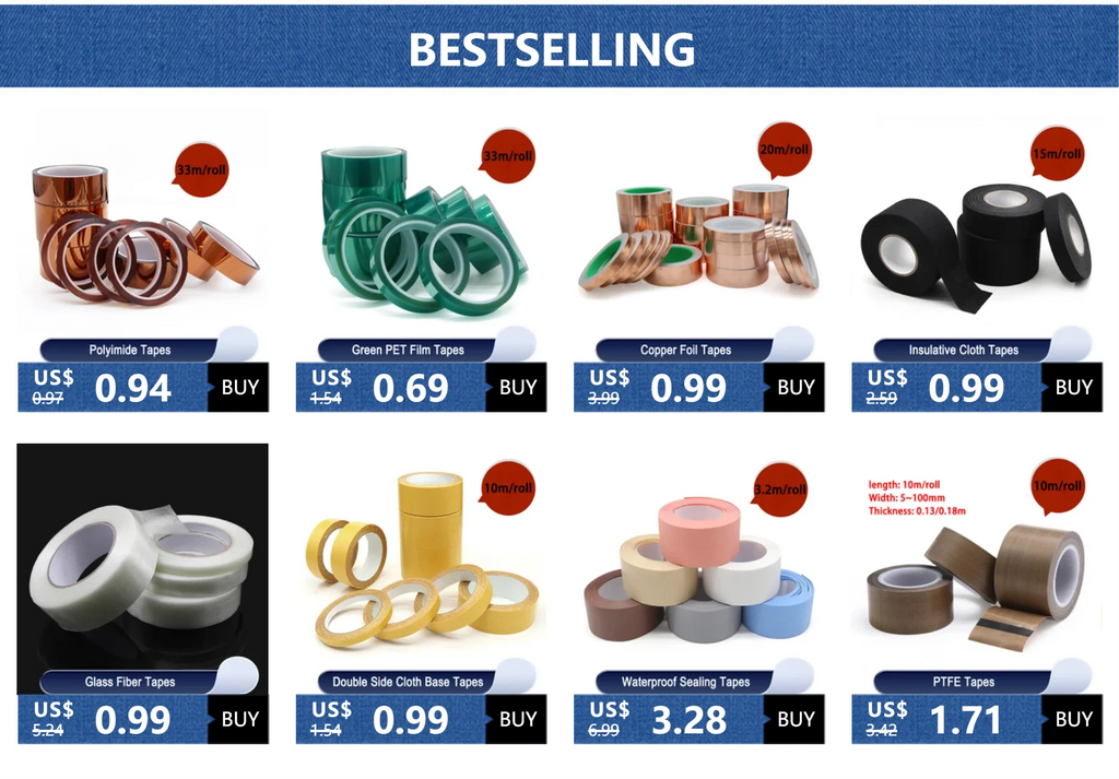 50m/roll Strong Glass Fiber Tape Industrial Strapping Packaging Fixed Seal Transparent Striped Single Side Adhesive Tapes