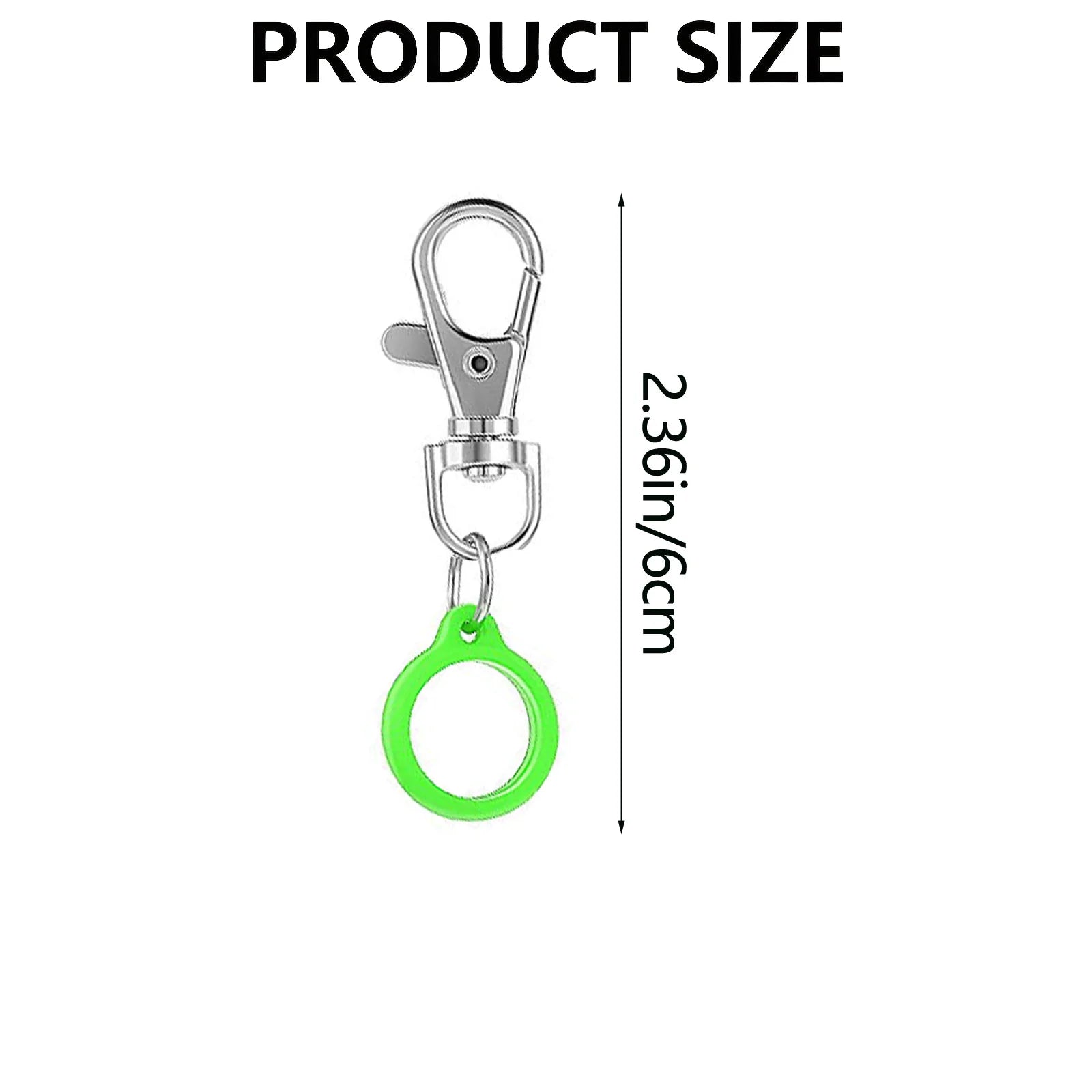 10/20 Pcs Silicone Pen Clip with Lobster Clasp Pen Holder Badge Reel Clips Badge Pen Holder Accessories(Pen not Included)