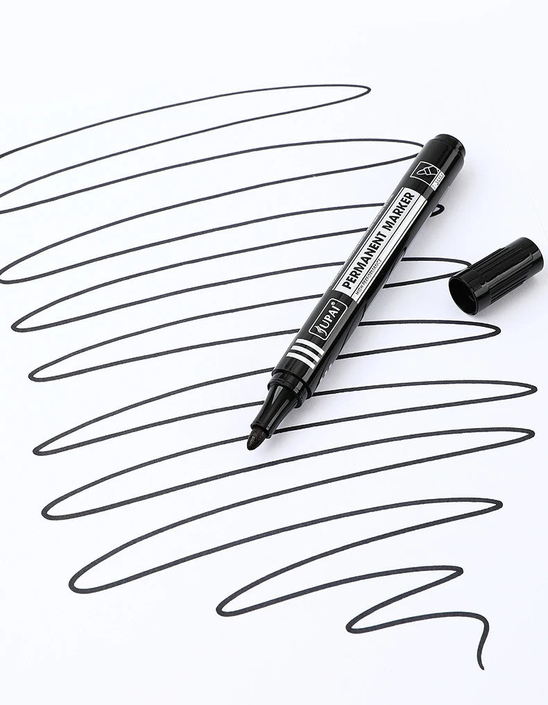 3 Pcs/Colors Permanent Marker Pens – Quick-Drying & Eraser-Resistant | For Note-Taking & Marking | Office Stationery.
