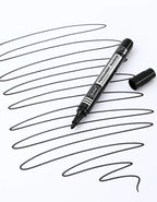 3 Pcs/Colors Permanent Marker Pens – Quick-Drying & Eraser-Resistant | For Note-Taking & Marking | Office Stationery.