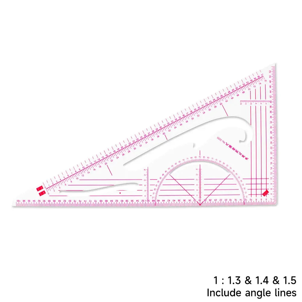 Clear Metric Flexible French Curve Ruler Practical Tailoring Template For Dressmaking Pattern Drafting DIY Sewing Projects