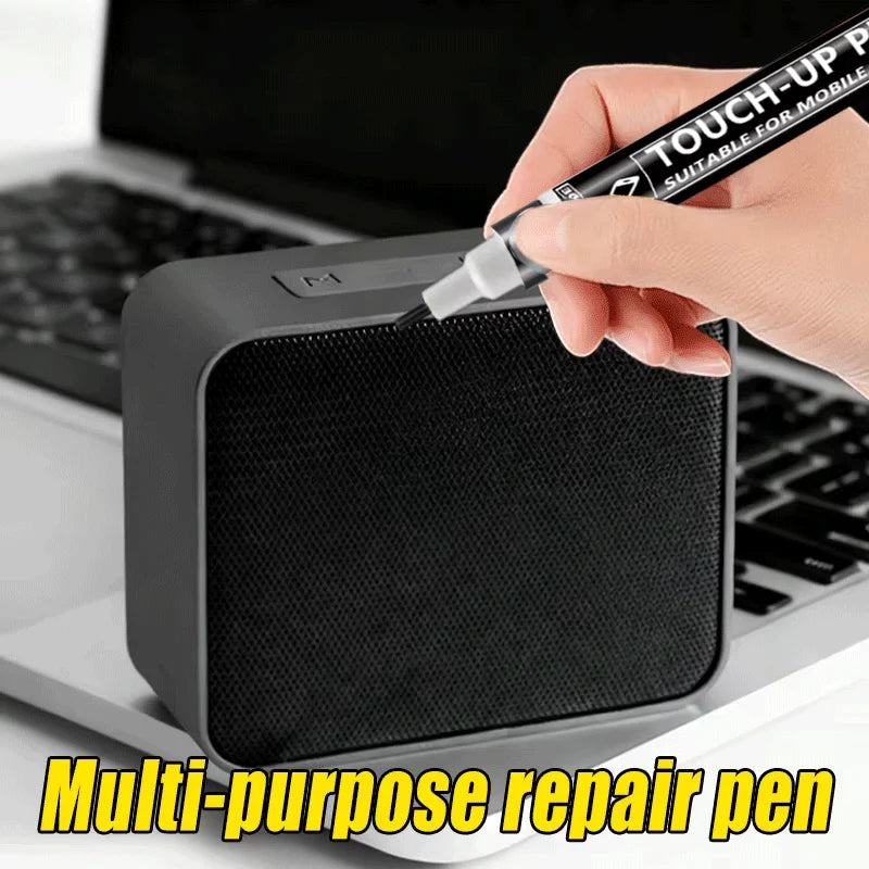 Black Touch-Up Paint Pen 20g - Scratch Remover for Mobile Phone, Camera, Black Surface Chipped Paint Repair Tool