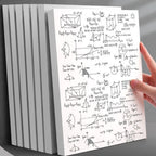40/100 Sheets Blank Draft Paper Grids/Blank Beige Eye Protection Calculation Paper A4/B5 Notebook Study Painting Supplies