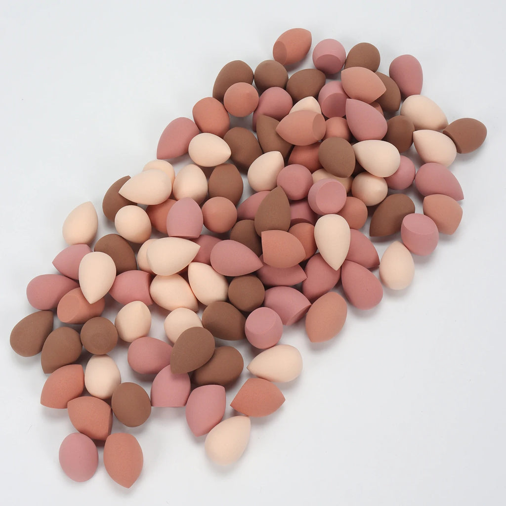 10/20/30/50/100Pcs Mini Makeup Sponge, Expands When Exposed to Water, Suitable for All Skin Types