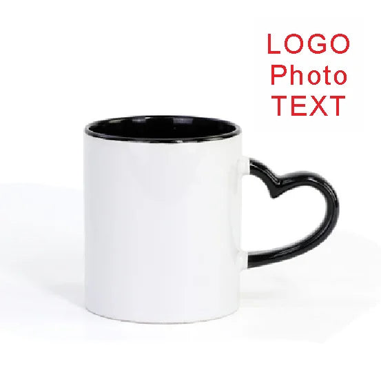 DIY Customized 350ML 12oz Ceramic Mug Print Picture Photo LOGO Text Personalized Coffee Milk Cup Creative Present Cute Gift