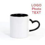 DIY Customized 350ML 12oz Ceramic Mug Print Picture Photo LOGO Text Personalized Coffee Milk Cup Creative Present Cute Gift