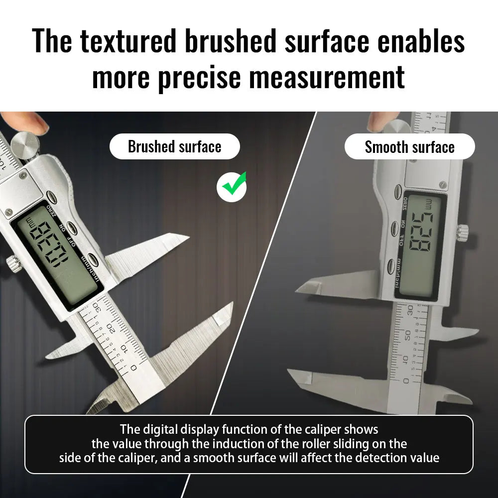 TON09 6-Inch 150mm Accurate measurement Stainless Steel Electronic Digital Vernier Caliper Metal Micrometer Measuring