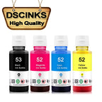 Refill Dye Ink for hp GT51 GT52 GT53 GT5810 GT5820 For HP Smart Tank 450 455 500 510 515 516 519 530 559 570 610 615 651 printer