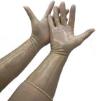 customized Man Latex Fetish Gloves: Luxury Long Opera Style - Soft, Durable Waterproof for Cosplay & Special Party Attire