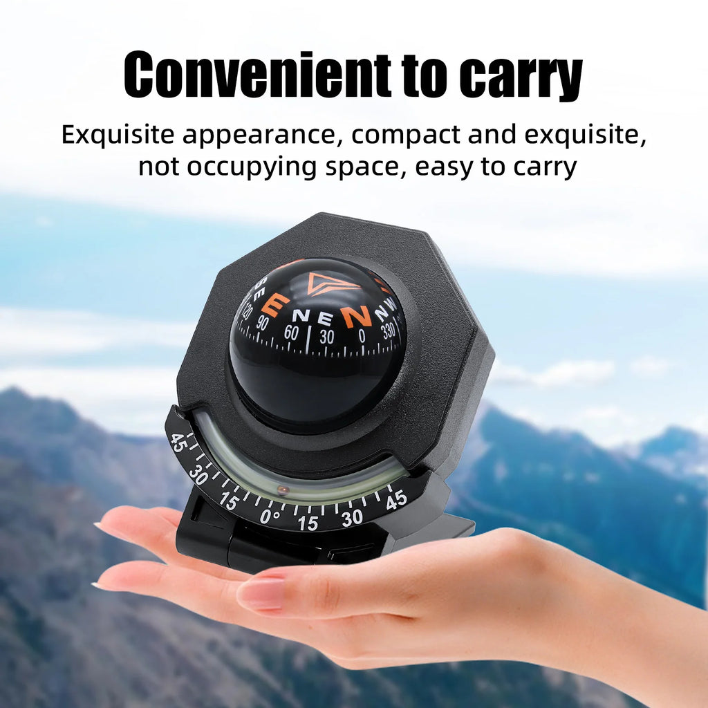 Various Compass Portable Compact Navigation Compass Device Universal Outdoor High Precision Compass For Car Boat Moto Bicycle
