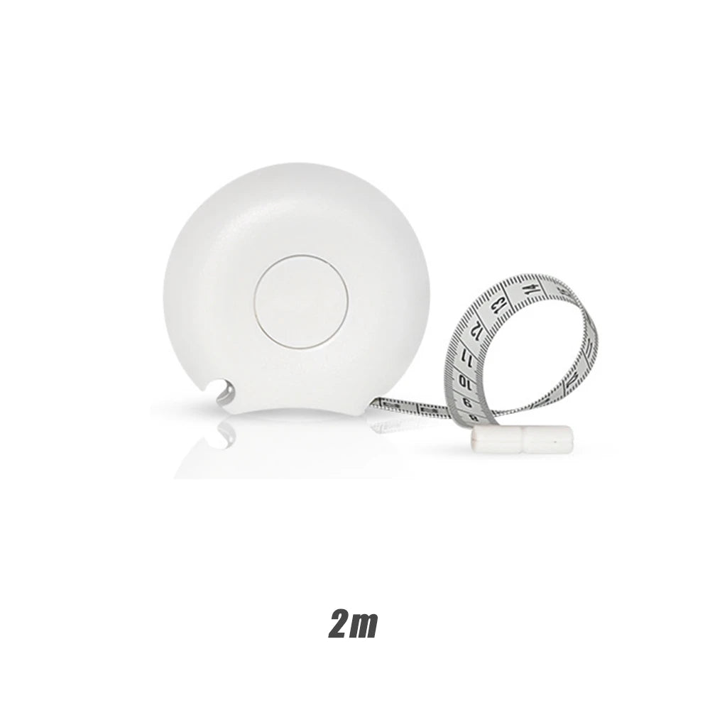 Measuring Tape 200cm/80 Inch Noise Elimination Body Waist Chest Measurement Retractable Measuring Ruler Fitness Ruler